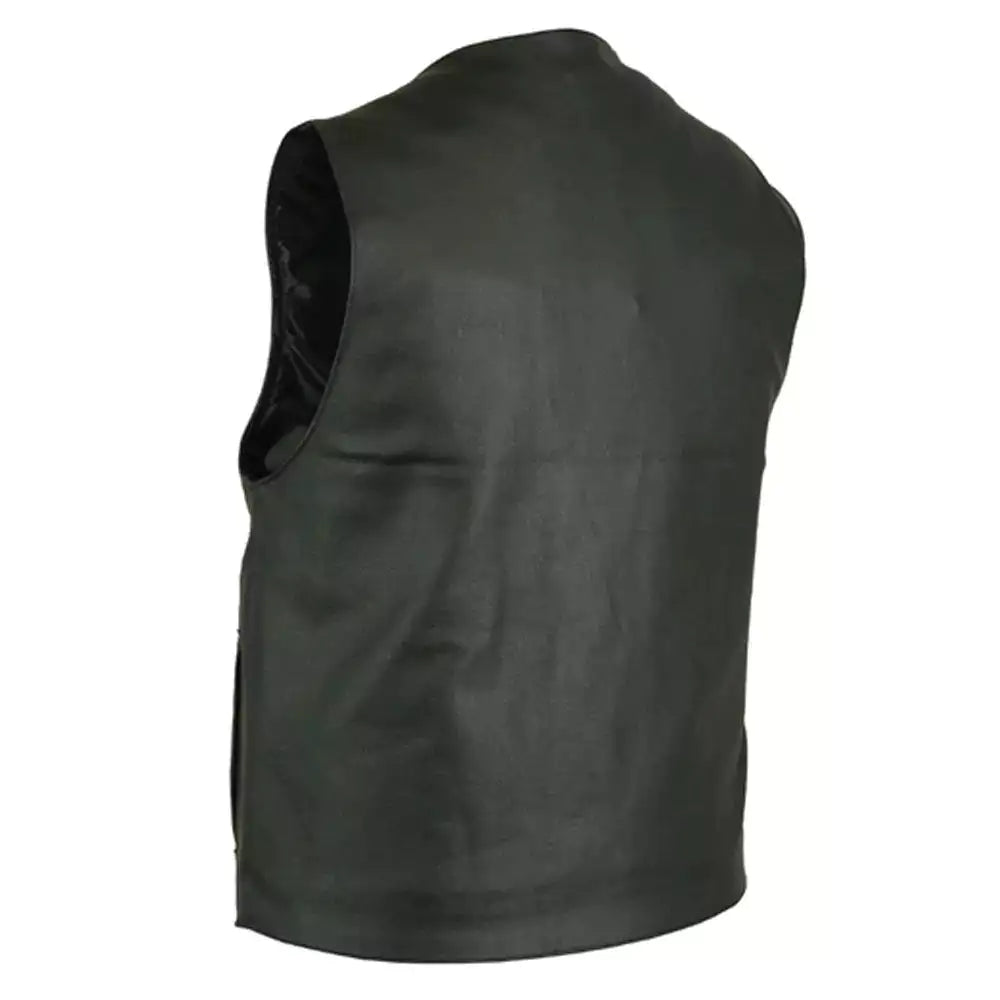 men's single back panel concealed carry vest