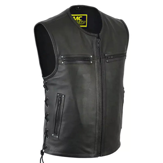 Men's Zipper Front Single Back Panel Concealed Carry Vest MC20146