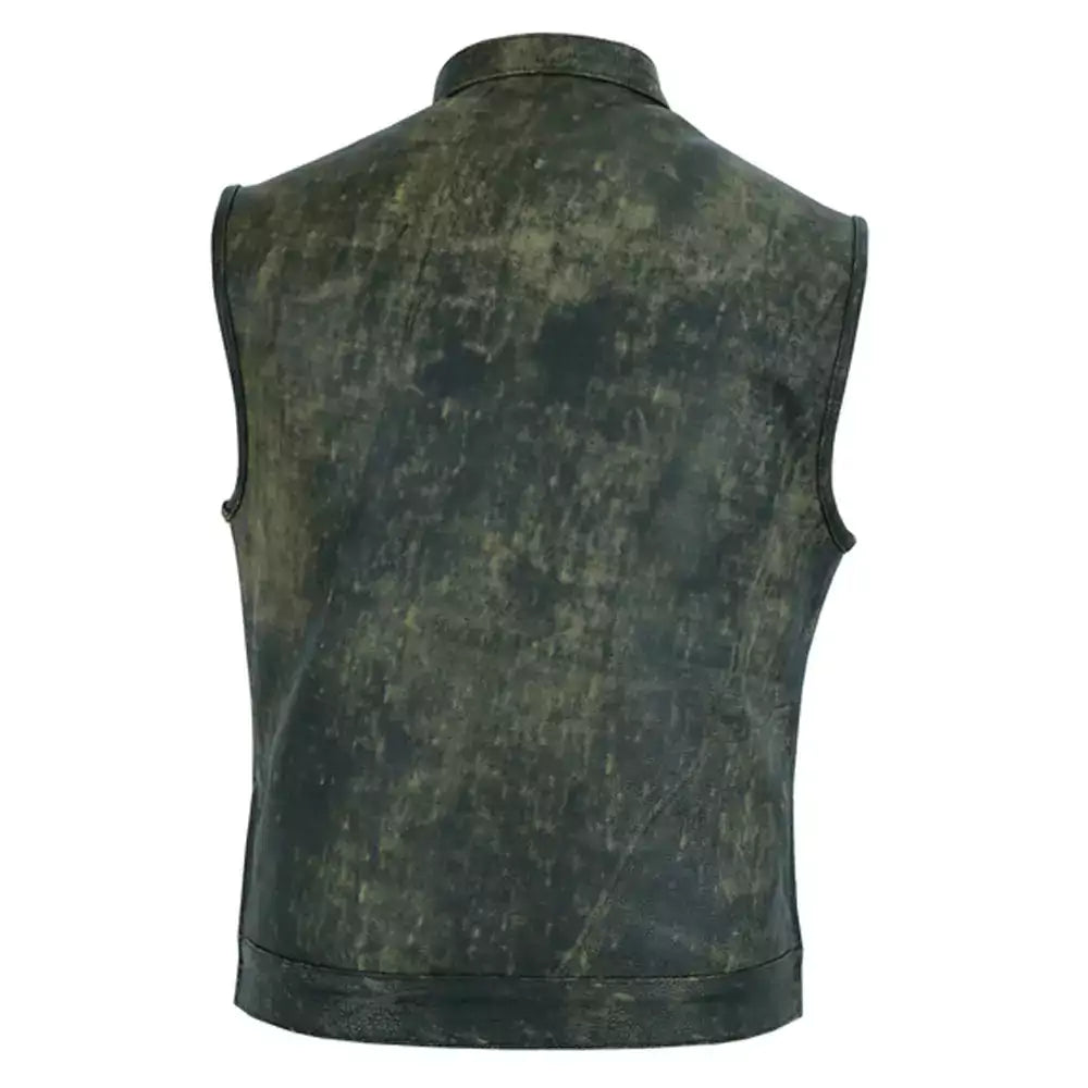 men conceal carry antique brown vest