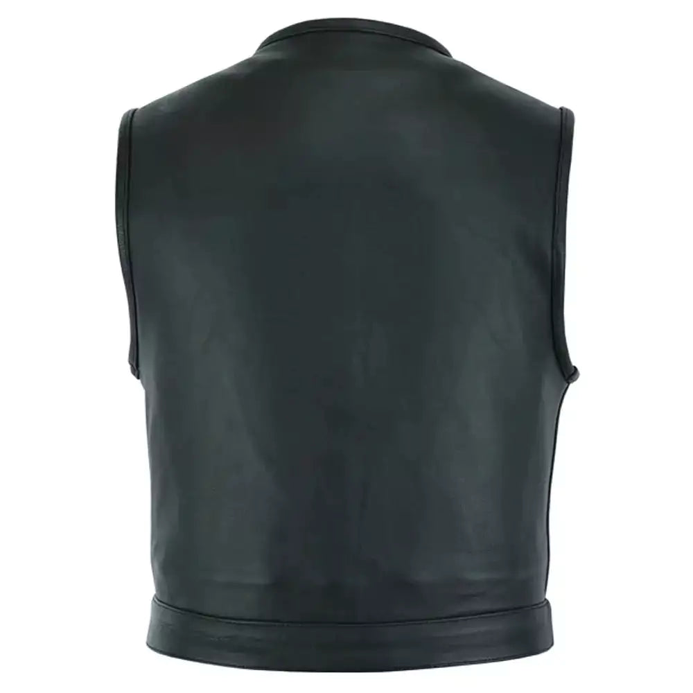 vicking breathable motorcycle vest mens black leather motorcycle vests for sale