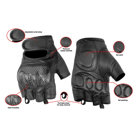 MC60111 SPORTY FINGERLESS GLOVE