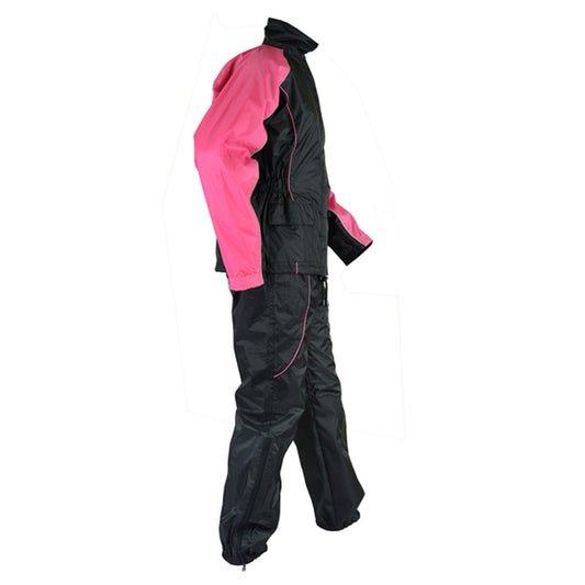 MC80103 TRAJE DE LLUVIA PARA MUJER ROSA CALIENTE